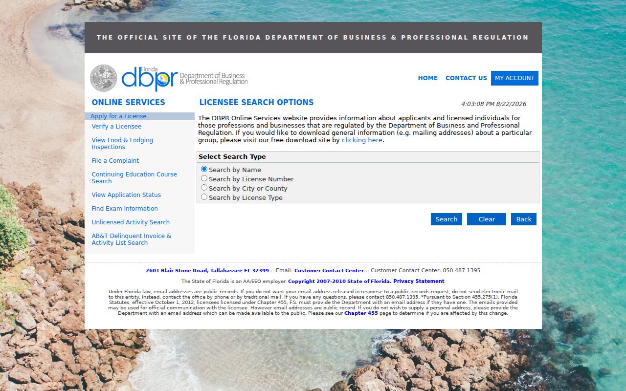 Sunrise residents directory Florida license lookup