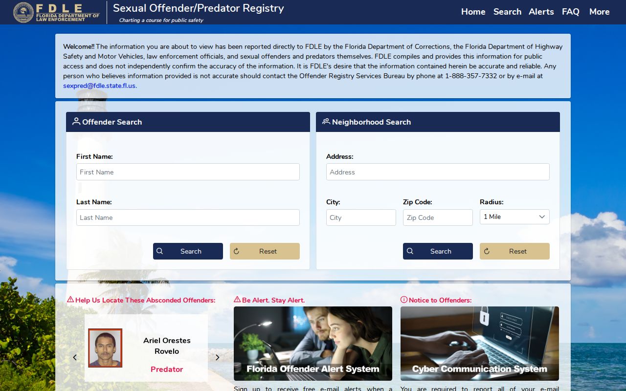 Sunrise residents directory official Florida registry search